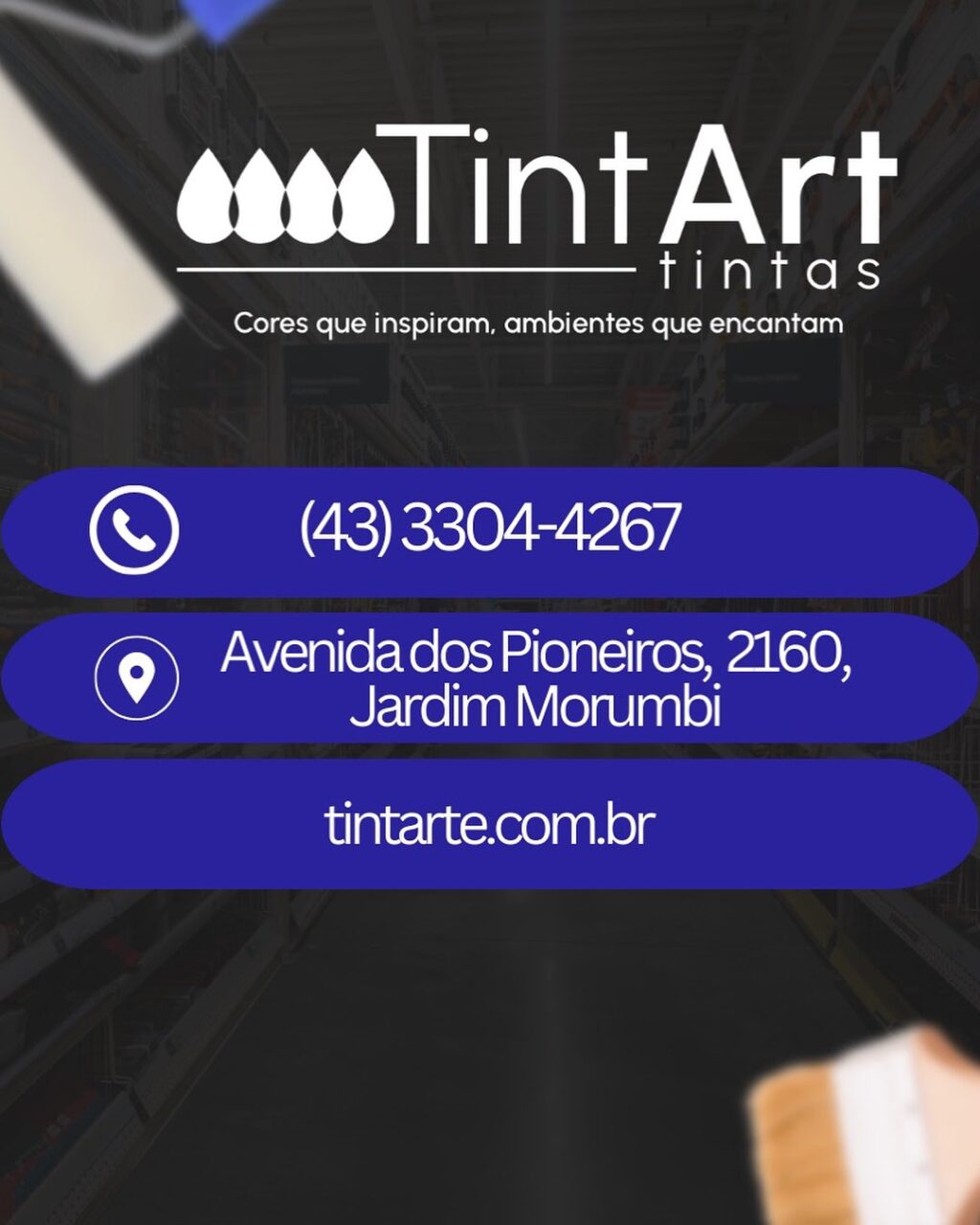 Instagram post from tintartlondrina. This post is in position 1.