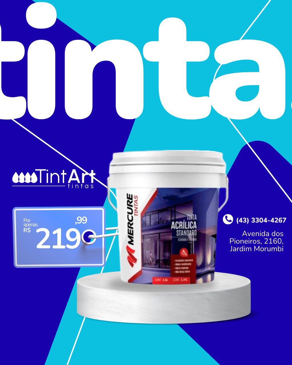 Instagram post from tintartlondrina. This post is in position 2.